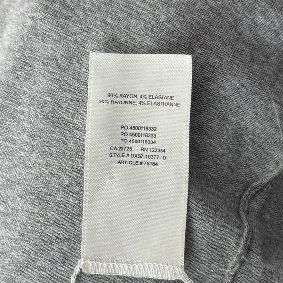 ARITZIA WILFRED 90s Heather Grey Square Neck Sleeveless Cami Thong Bodysuit L - Picture 3 of 3